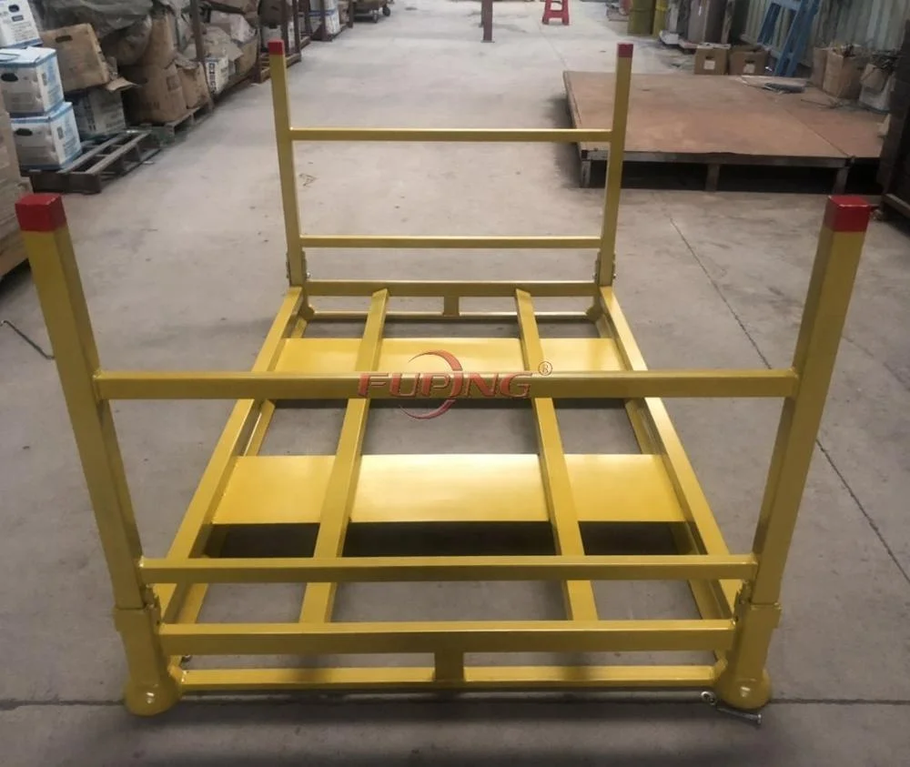 
Customized Logistics Foldable Steel Collapsible tyre Container 