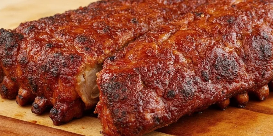 Smoked Ribs with Famous Dave's Rub
