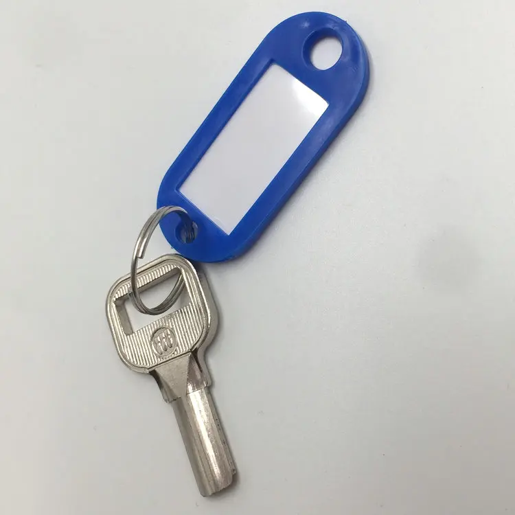 定制pvc健身房酒店汽车旅馆房间清除钥匙扣id名称空白塑料钥匙编号
