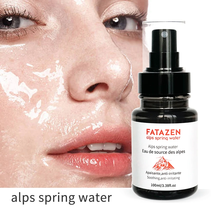 

Private Label Organic Alps Spring Water Moisturizing Lighten Anti-Aging Skincare Sooth Hydrate Sensitive Skin Spring Water