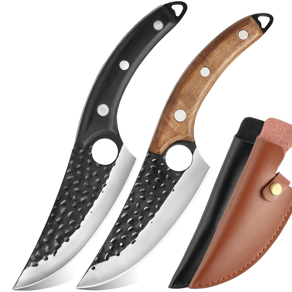 

XITUO Kitchen Chef knives High Carbon Stainless Steel Handmade Forged Sharp Boning Knives outdoor Fishing Knife wholesale
