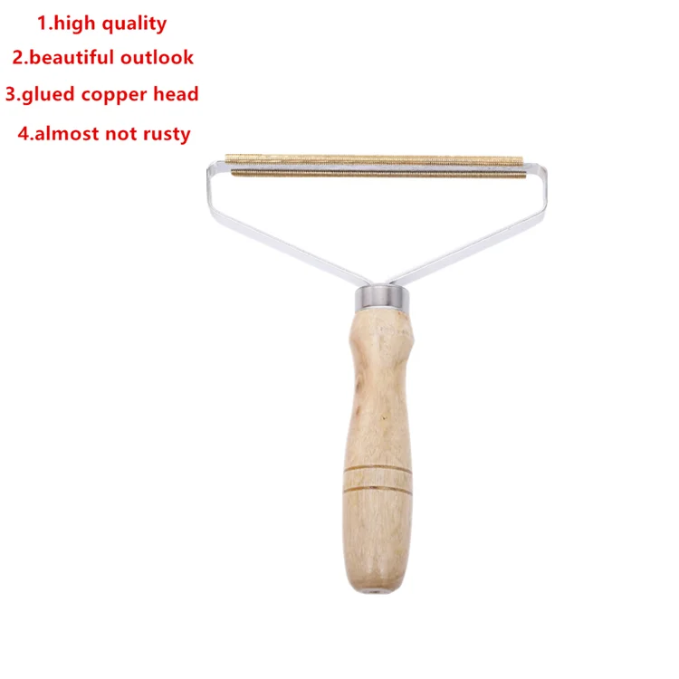 

high quality beautiful outlook not rusty hot selling wooden metal Clothing shaver shave wool portable lint remover