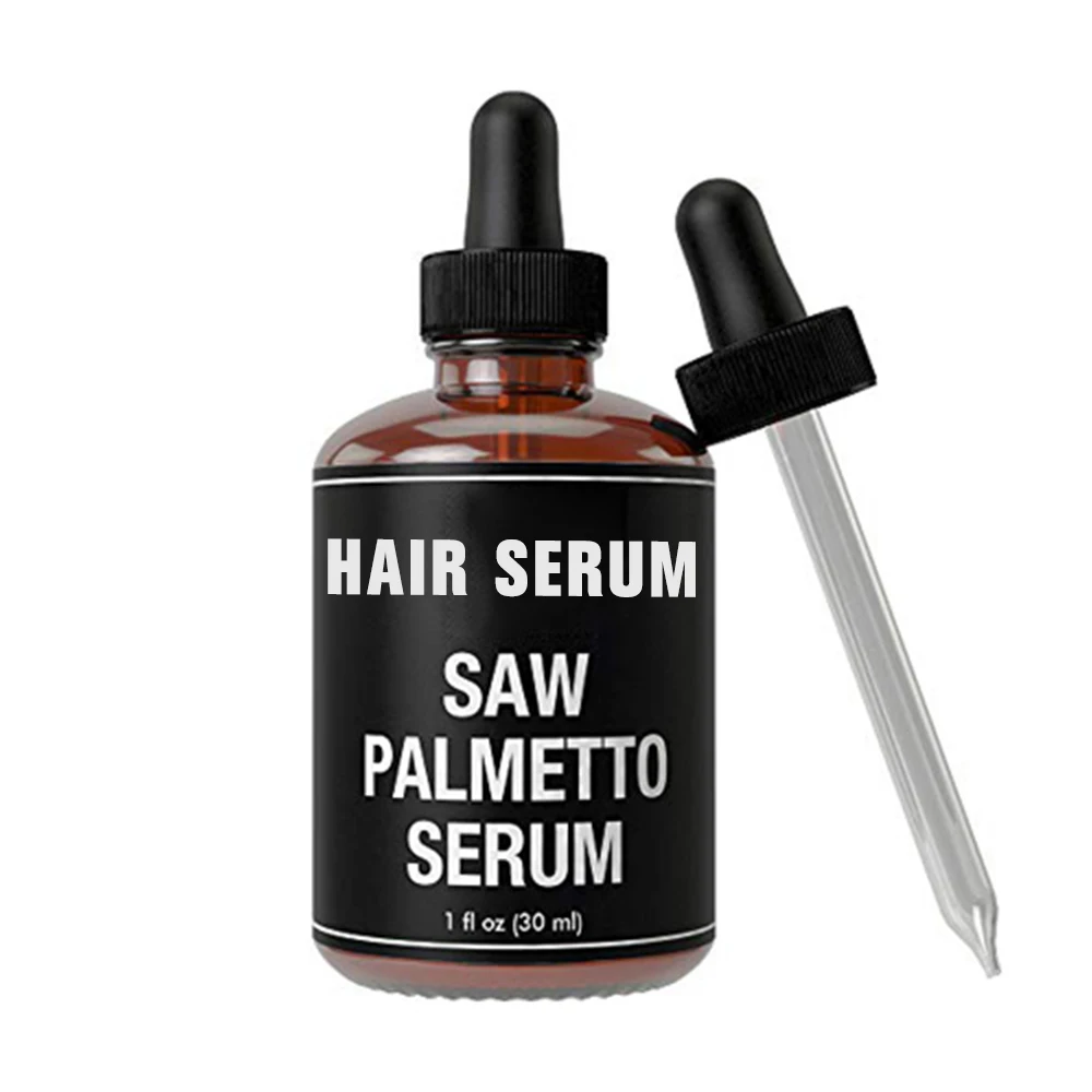 

OEM ODM Private Label Saw Palmetto Hair Growth Serum Amazon Hair Regrowth Essence Biotin Hair Serum for Black Women