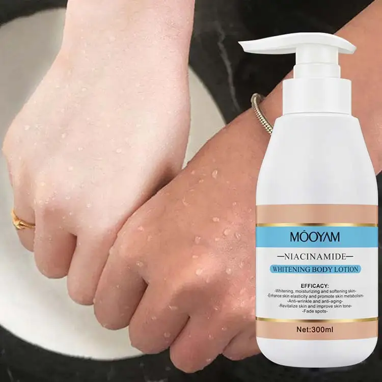 

Private Label Niacinamide Cream Organic Moisturizing Lightening Whitening Body Lotion for Black Skin