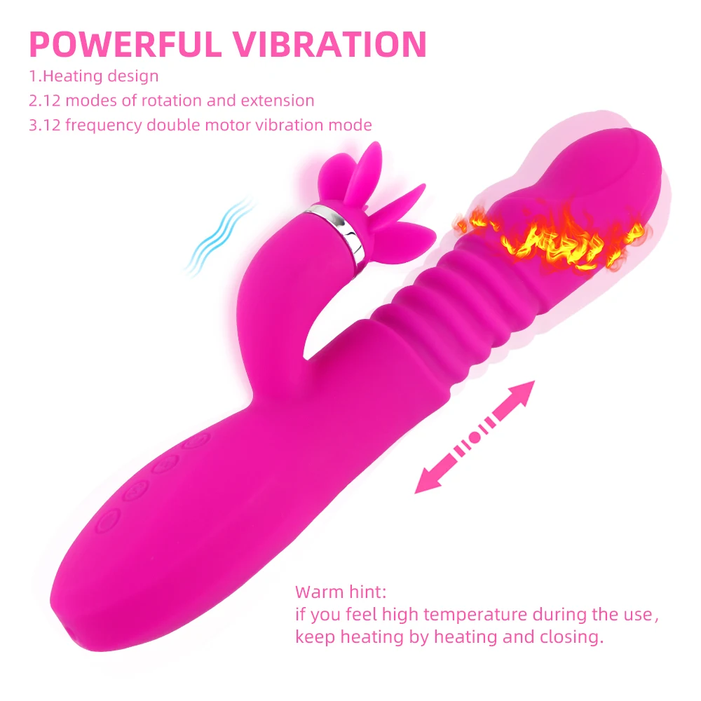 Aimitoy G Spot Rabbit Vibrator For Women Dual Vibration Silicone