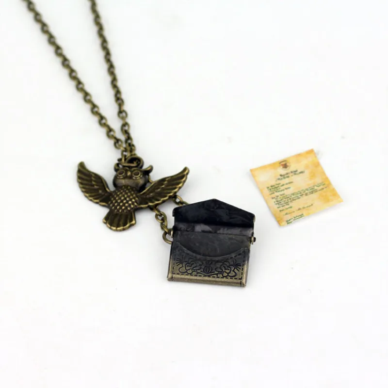 

Harry Owl Envelope Pendant Souvenir Necklace For Man Woman