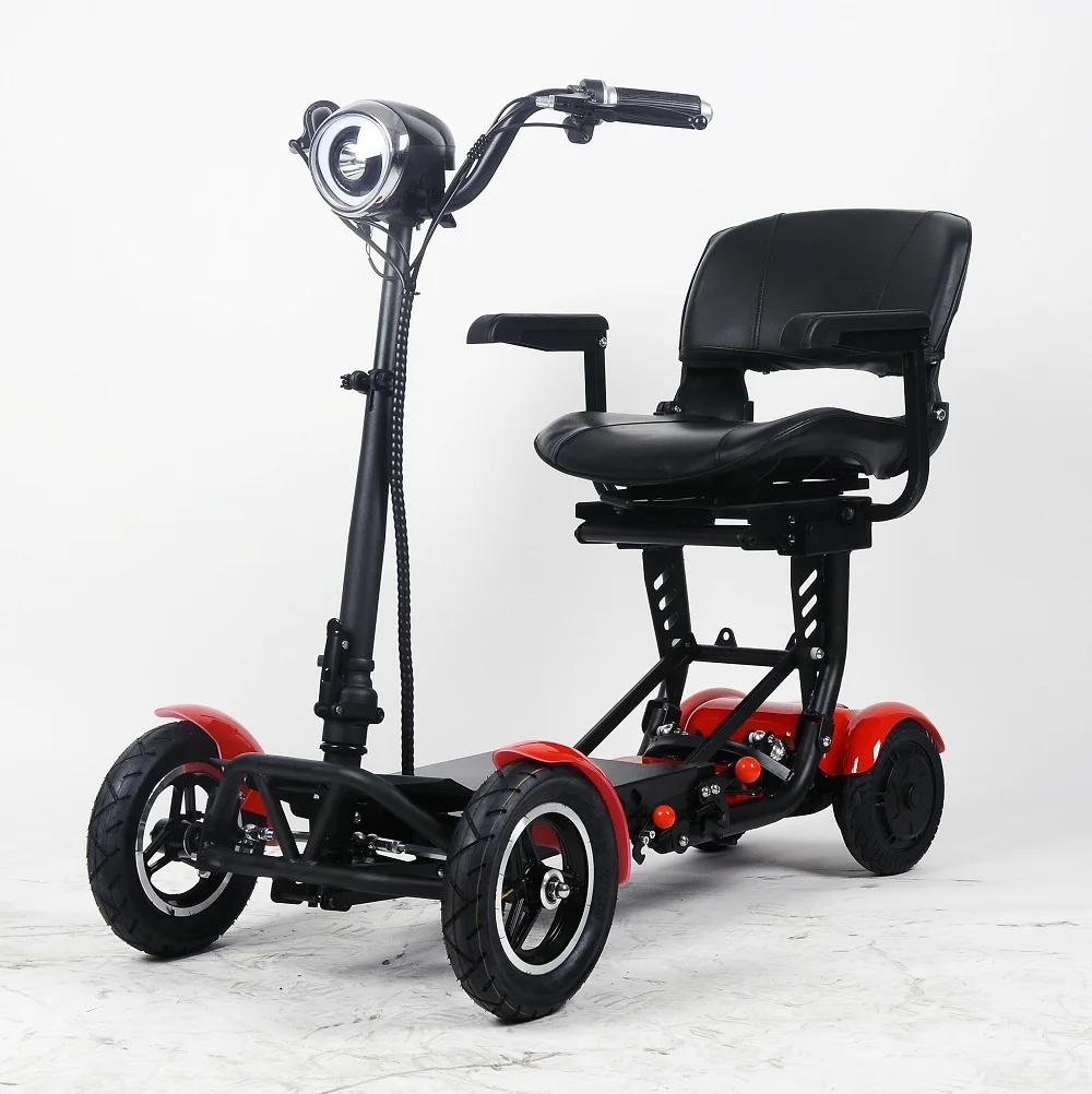 

250W Germany 4 wheel Wheelchair Folding Electric Mobility Scooter for Elderly, Customized color