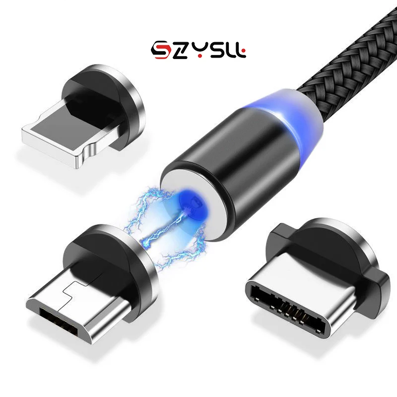 

Braided Android Micro Cargador 3 En 1 Magnetic Charging Cable Best