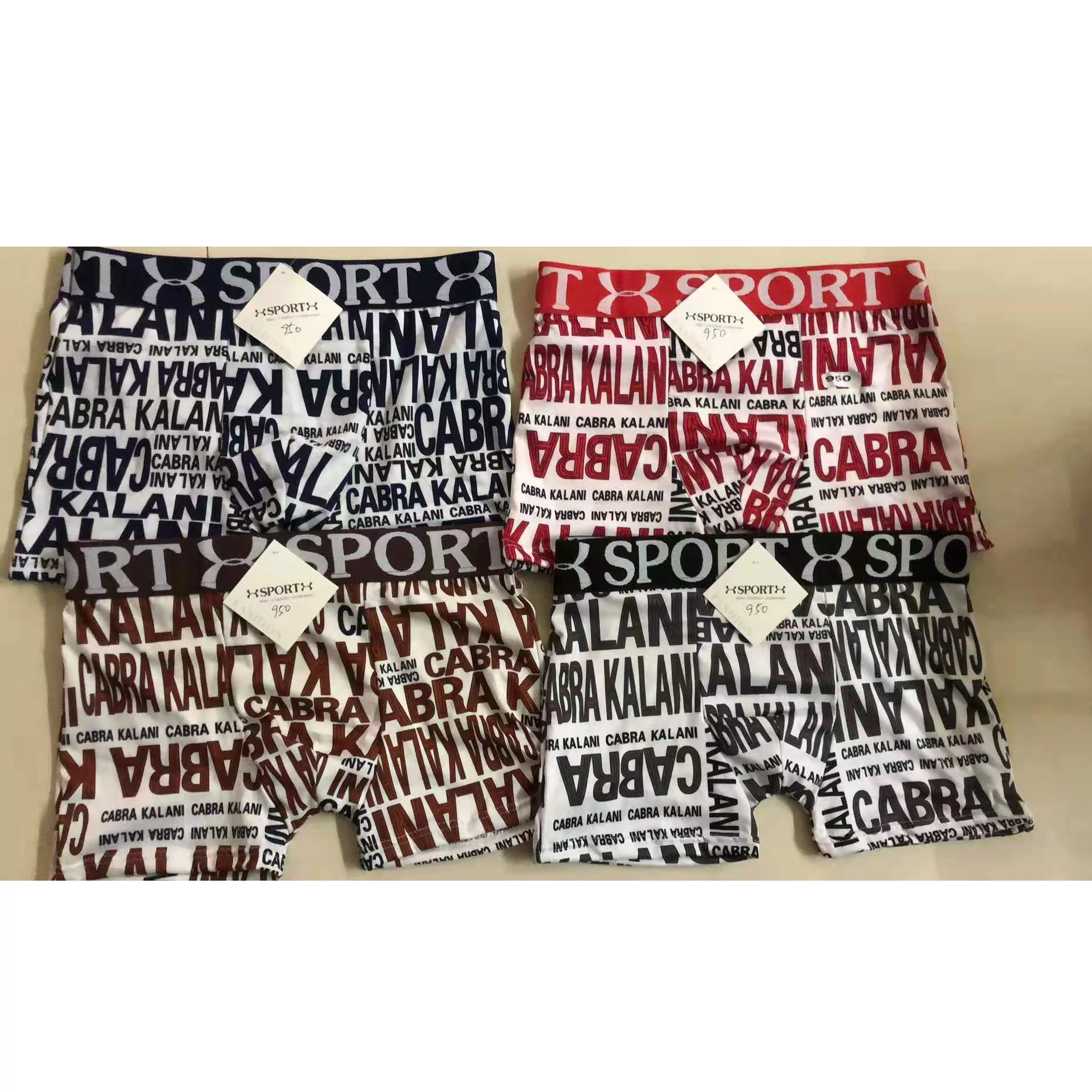 

0.5 usd NK405 China Yiwu Amysi Garments mix color English letter print wholesale men gay underwear