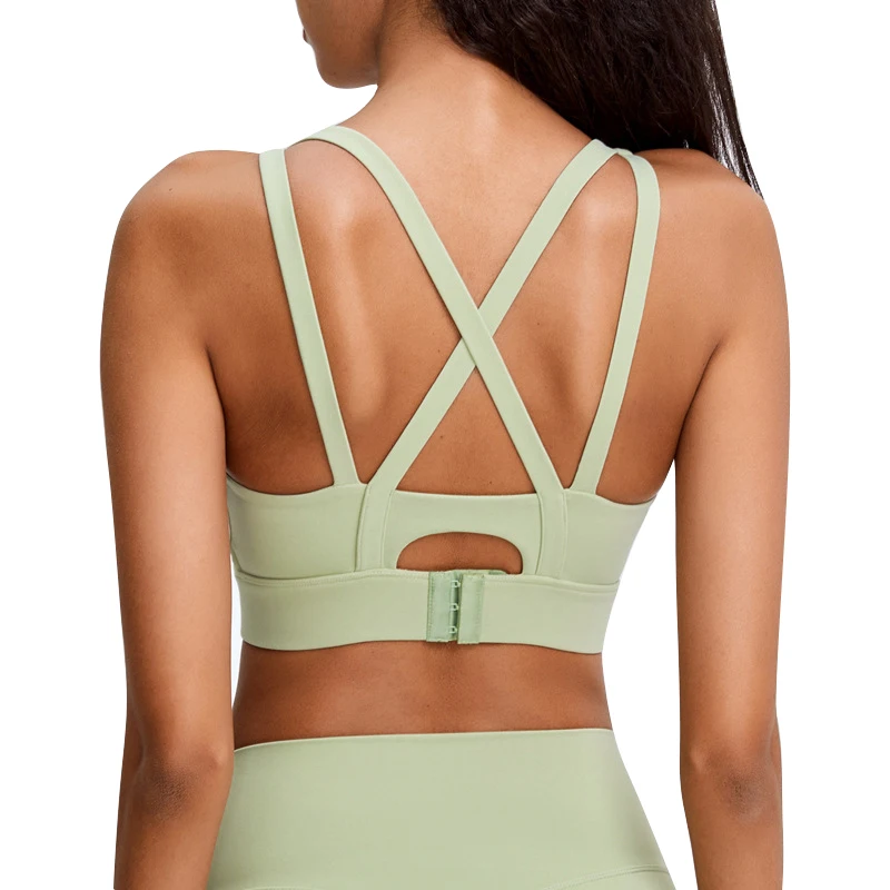 

Women Comfort Padded Double Intimate Cross Back Sports Bra