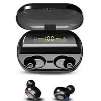 

V11 TWS Bluetooth 5.0 wireless headset 9D stereo IPX7 waterproof earbuds with 4000mAh charging box LED display