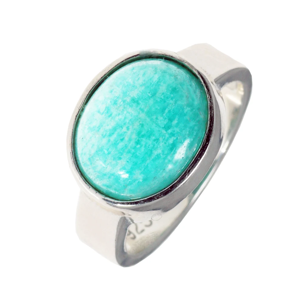 

Genuine Solid 925 Sterling Silver Ring Simple Ordinary Ring Turquoise Minimalist Wedding Jewelry Lady Flowers