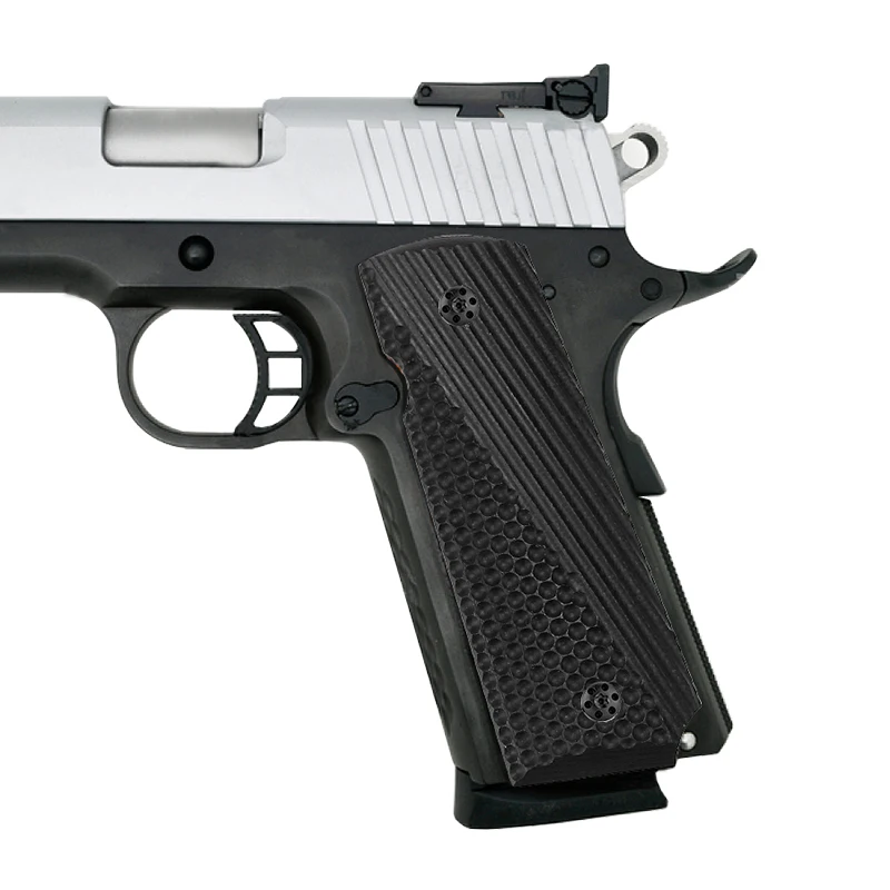 

Different Colors Good Feedback 1911  Gun Pistol G10 Grips Made In China, Blue, red, black, grey