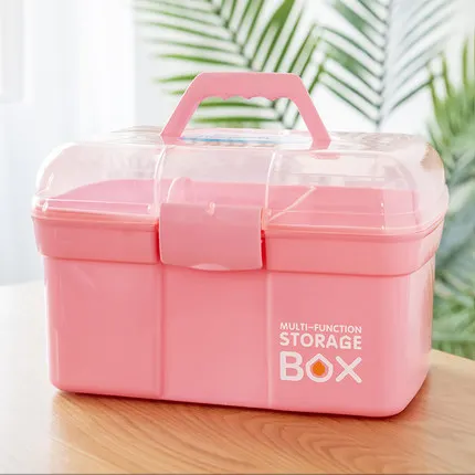 
Medicine Box for Travel Pill Organizer for Home big capacity Emergency Medicine box Portable medicine cabinet 