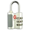 Zinc Alloy 3 Dial Combination Locker Lock