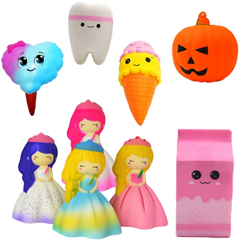 
High Quality China Factory Wholesale Kawaii Pu Foam Slow Rebound Squeeze Toy Jumbo Slow Rising Scented Cute Squishy 
