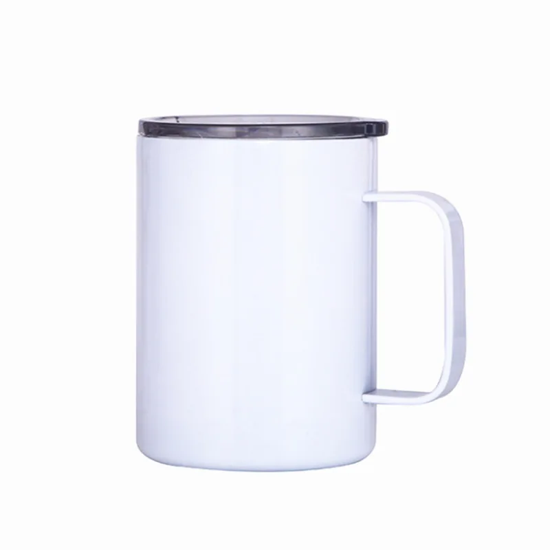 

Stocked White 12 Oz Straight Sublimation Blanks Stainless Steel Tumblers Double Wall Coffee Mug Insulated, 16 color options