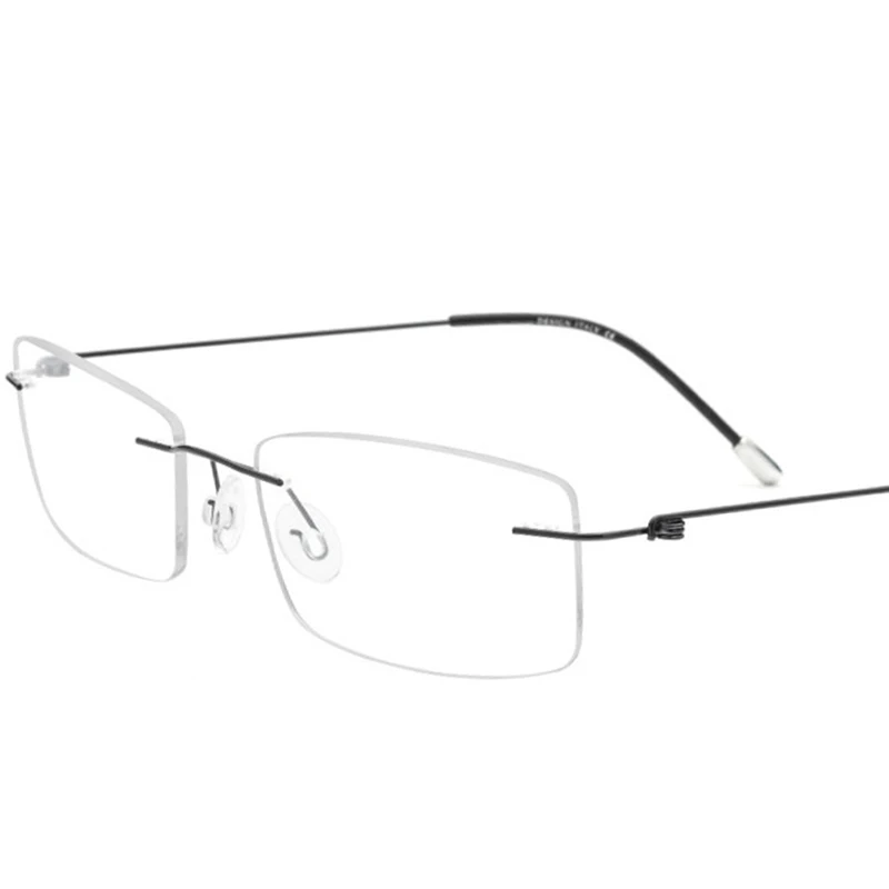 

PG0268 Korean Screwless Rimless Glasses Ultralight Titanium Optical Frames for Men