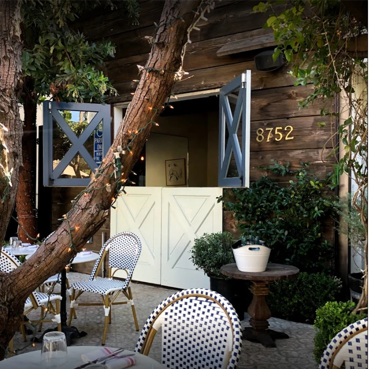 Brand New Garden Dining Room Table And French Aluminum Bistro Outdoor High Back Chair Colored Rattan Wicker Chairs