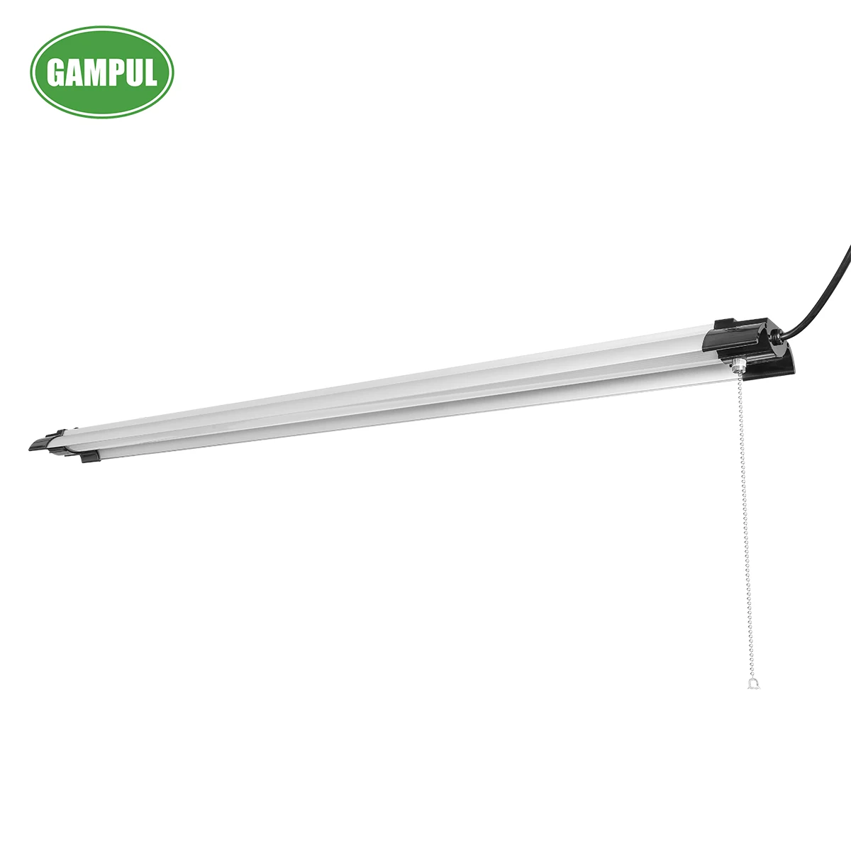 Indoor Warehouse Storage Room Suspended Linear Lighting Fixture Led Shop Light with On off Pull Chain Switch