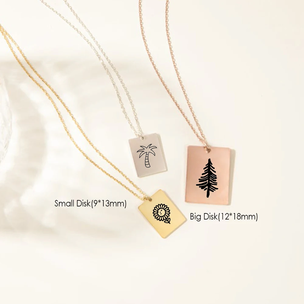 eManco Plants Necklace Square