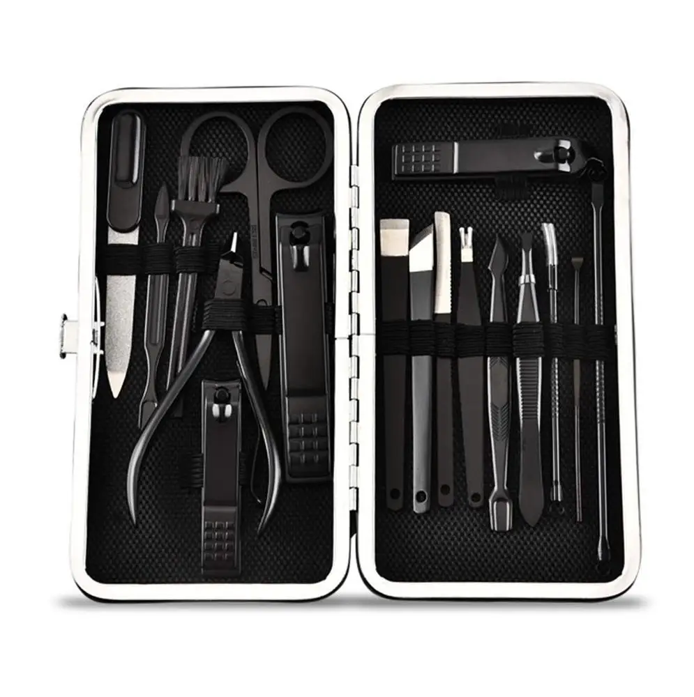 

17pcs Professional stainless steel manicure pedicure set Manicure Set nail set