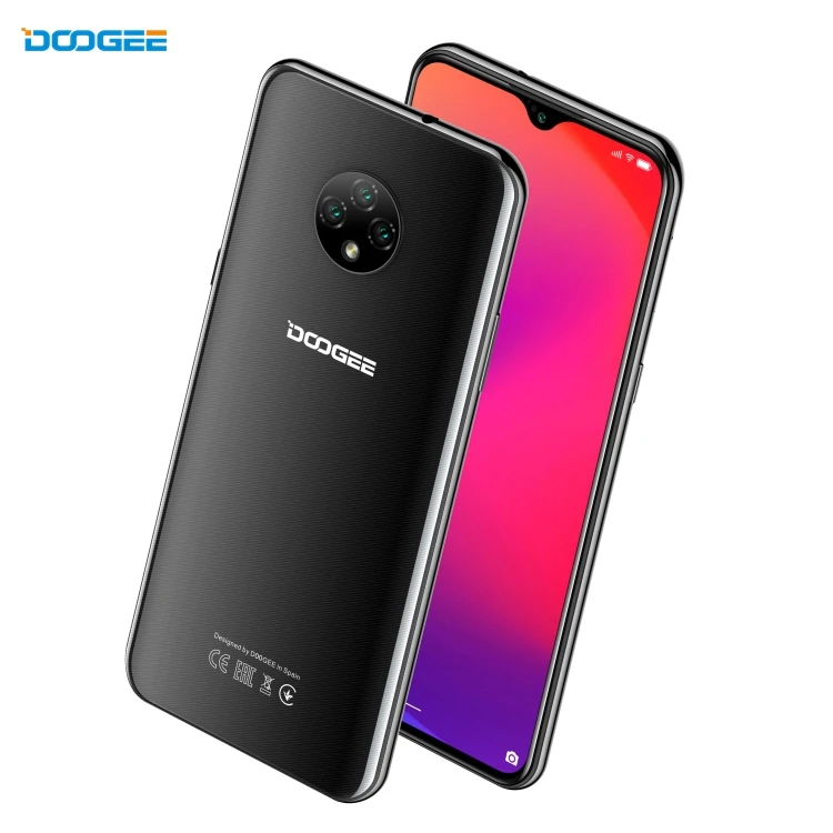 

Original DOOGEE X95 Pro 4GB+32GB 6.52 inch celular Water-drop Screen Face ID Android 10 Quad Core Mobile Phones