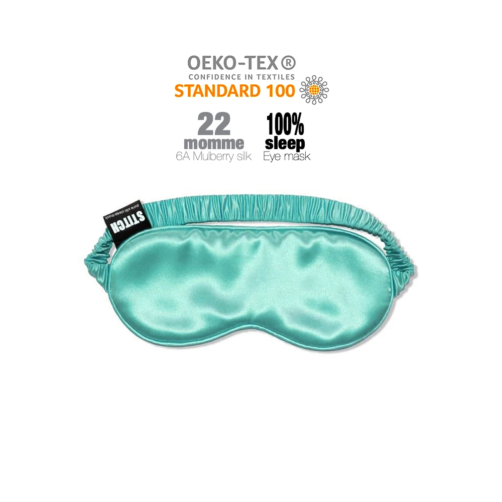 

100% Mulberry Silk Filling Silk Eyemask, Customized color