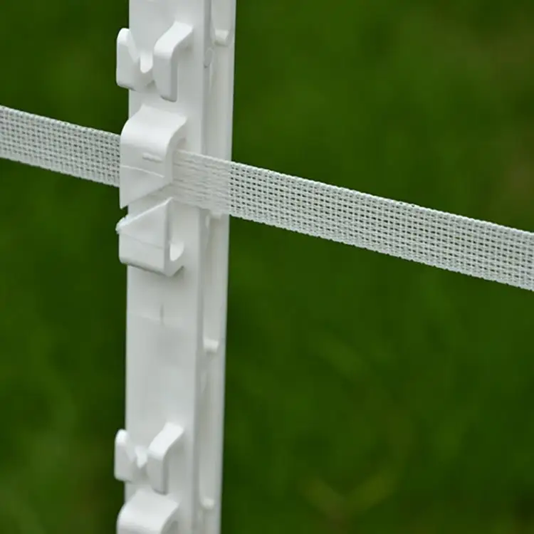 

Electric Post Fence Electrical Fencing For Horses Poultry Fence Electric, White or customized