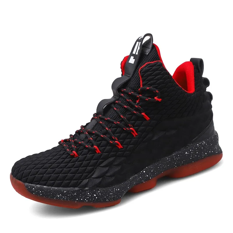 2019 hot sale Lebron James 15 The Same Style men's large size basketball shoes outdoor comfortable non-slip basketball sneakers