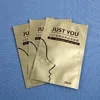 Face mask bag cosmetic packaging metalized aluminum foil facial mask bag