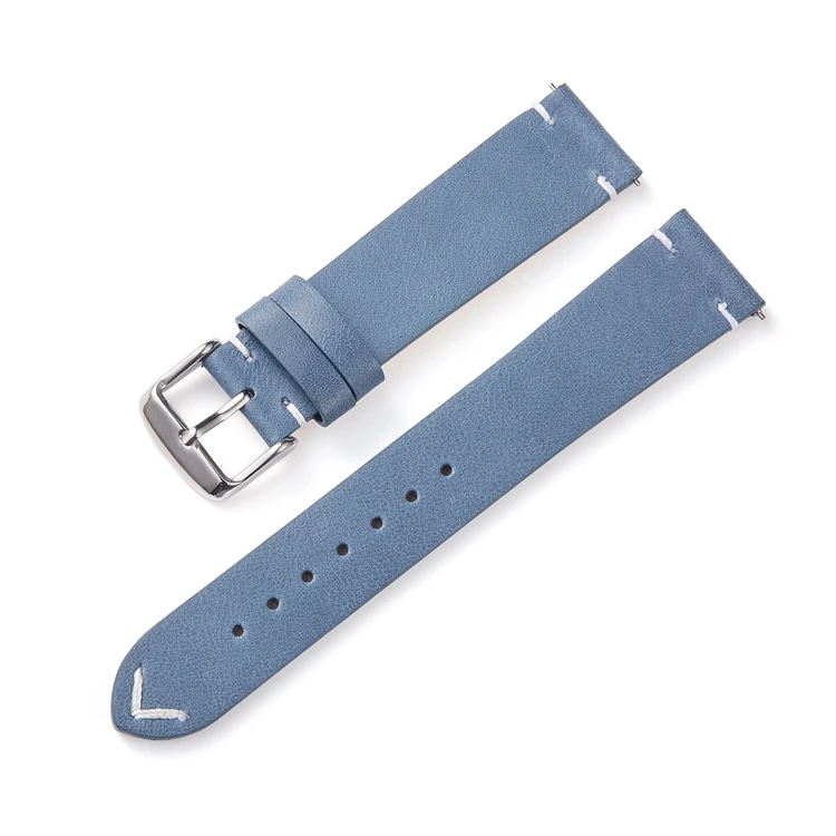 Fashion Soft Leather Thin Watch Strap Smart Watch Band Quick Release  Bands 18-20Mm  watch for men