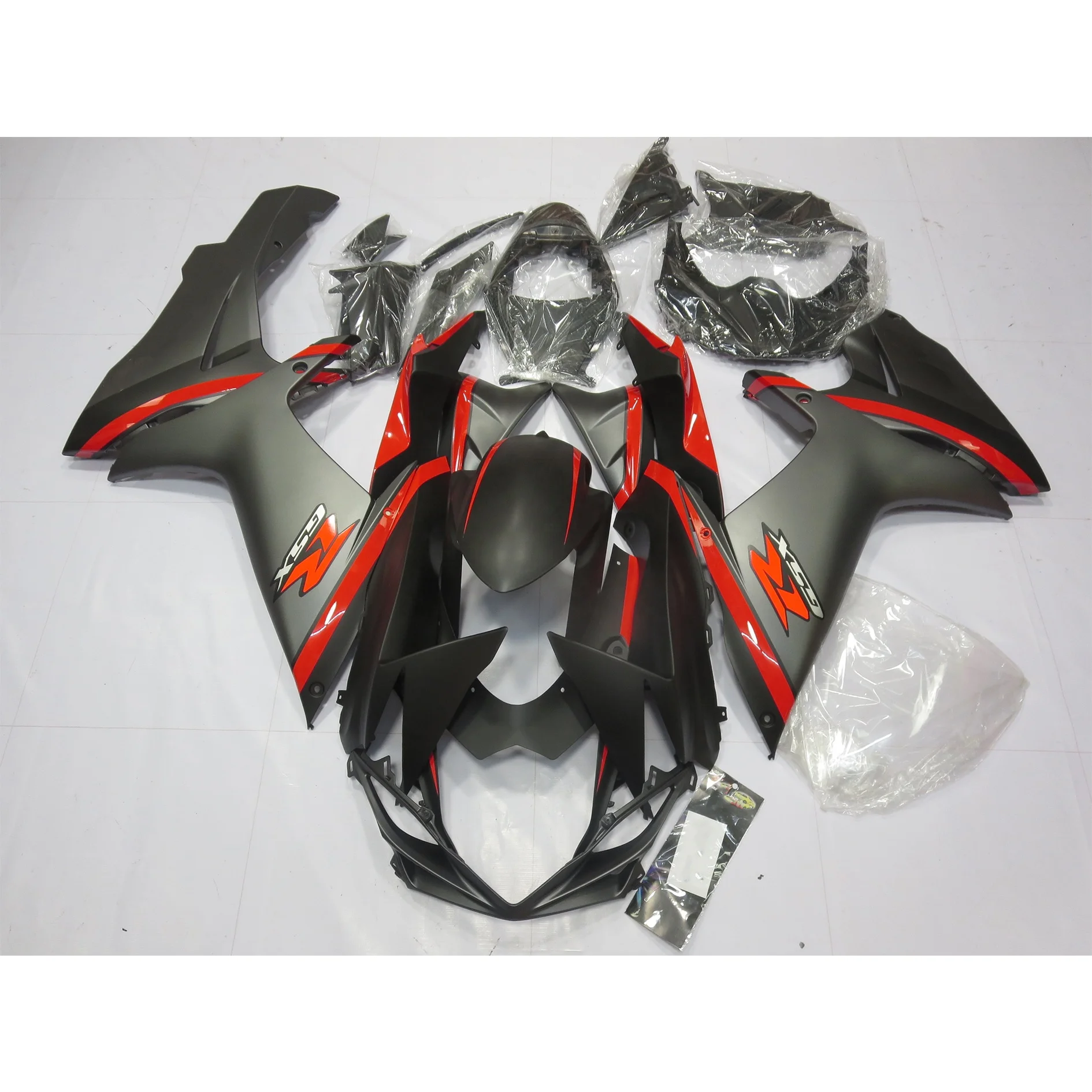 

2022 WHSC Matte Red Grey Motorcycle Accessories For SUZUKI GSXR600-750 2011-2016 K11 Motorcycle Body Systems Fairing Kits, Pictures shown