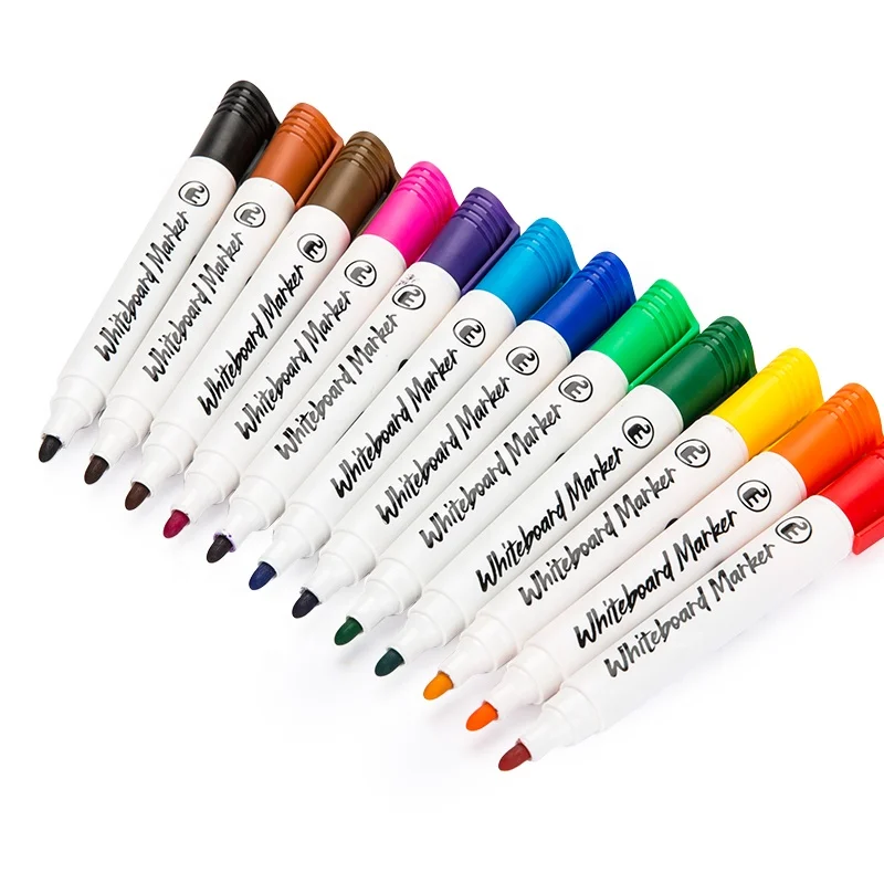
Wholesale Non Toxic MultiColor Bright Dry Erase WhiteBoard Marker Pen  (62295315120)