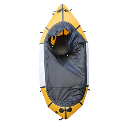 

Customized light weight TPU 1-Person folding inflatable raft and cheap packraft, Red, , blue, yellow, black