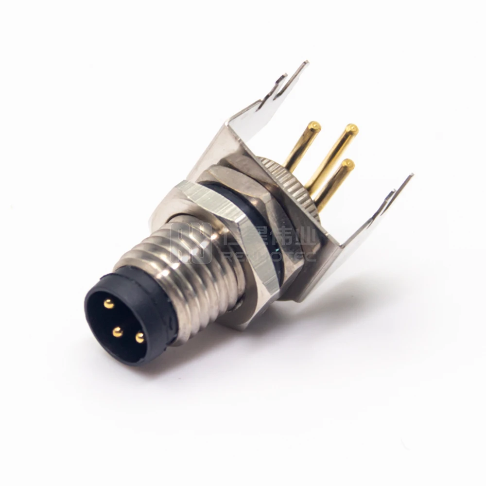 

Connector 3 M8 Pin 3pole Male Short Board Connector