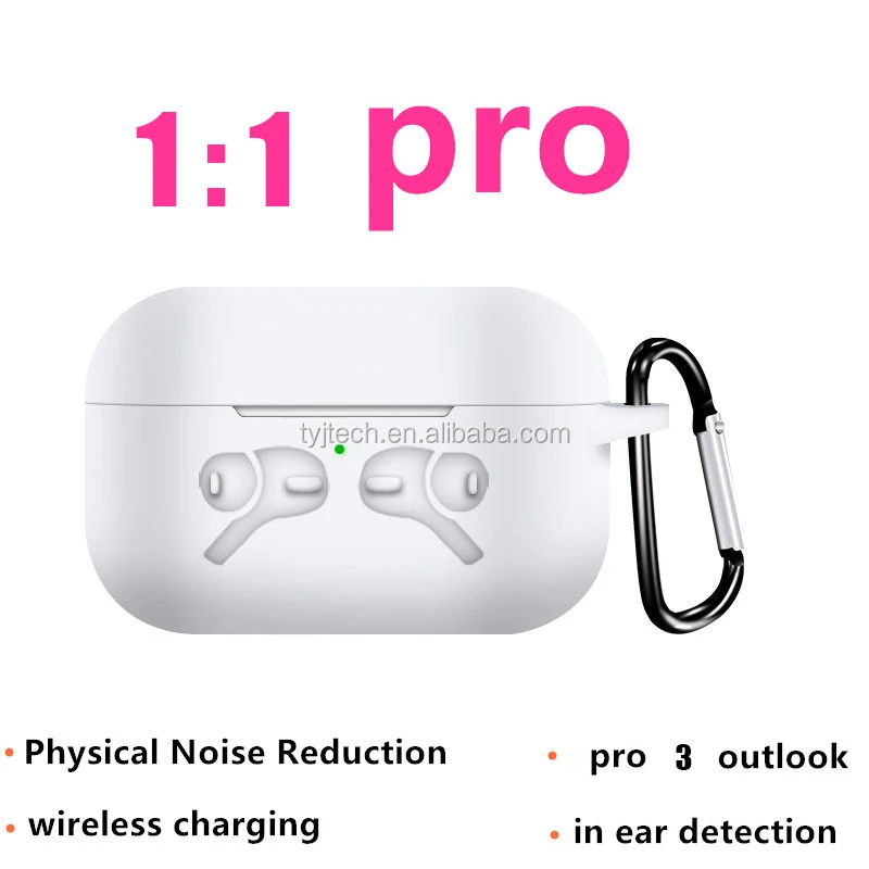 for airpods pro 2019 1:1 GPS TWS earphone Wireless Earbuds Noise Cancelling Earphones Sports Headphone for airpods pro 3 - ANKUX.COM