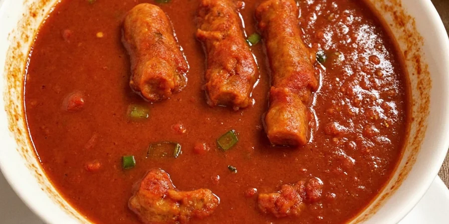 Table comparing Spanish vs Mexican chorizo