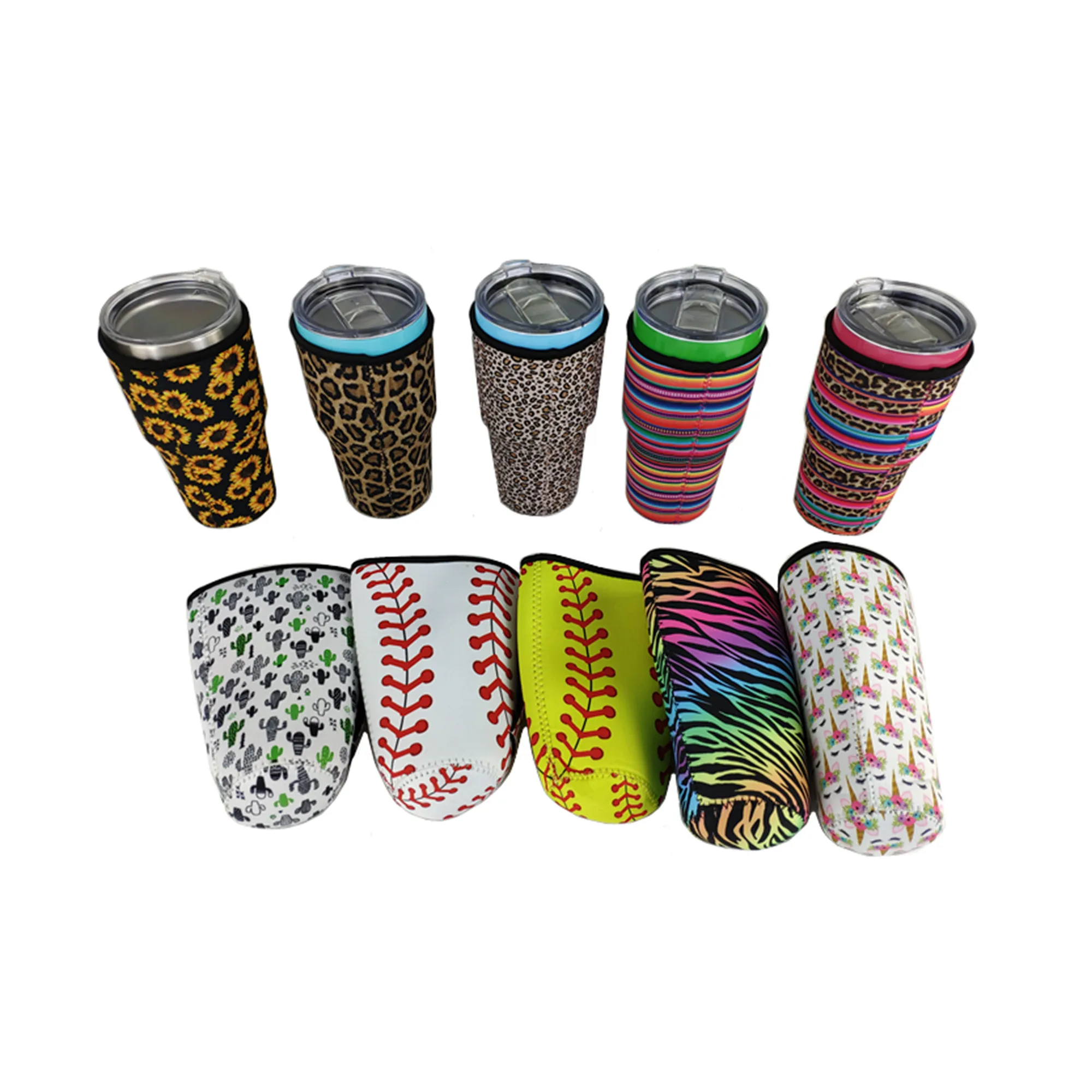 

Insulated Neoprene 30OZ Tumbler Sleeves Blender Bottle Cover Cup Holders