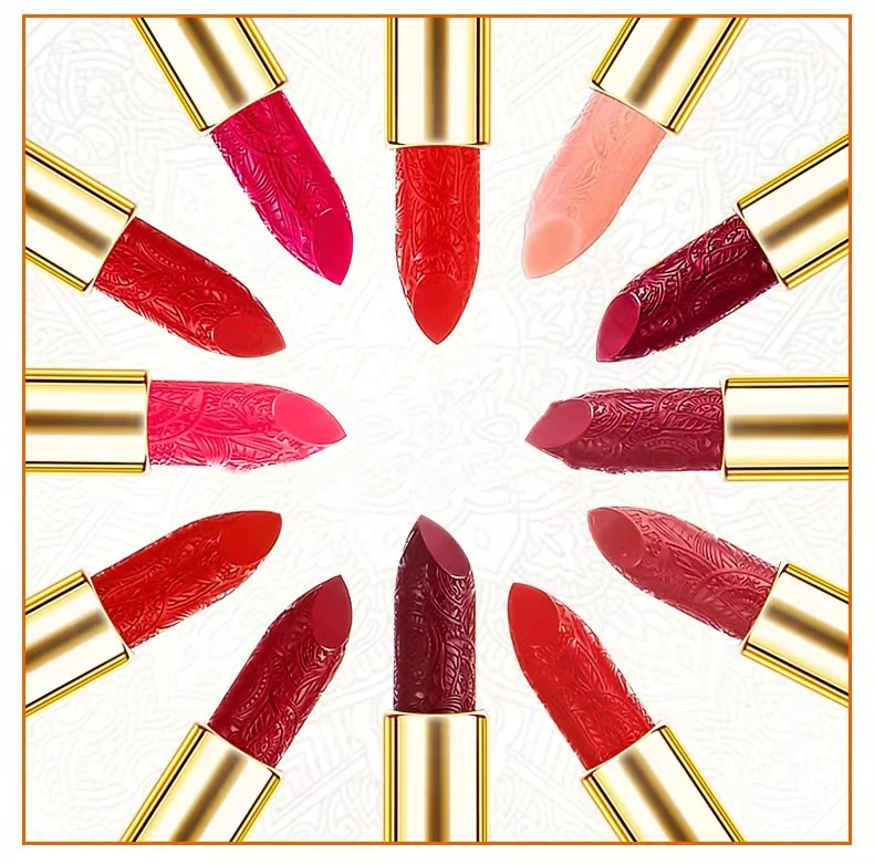

shimmer mate lipstick set long lasting lipstick gold tubes private label