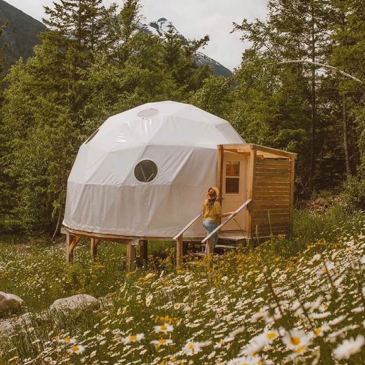 

KENTEN custom PVC waterproof glamping winter hotel dome tent hotel