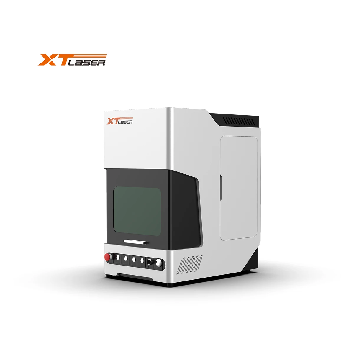 

XTLASR Enclosed Kitchen Knife Fiber Laser Marking Engraving machine for QR Code