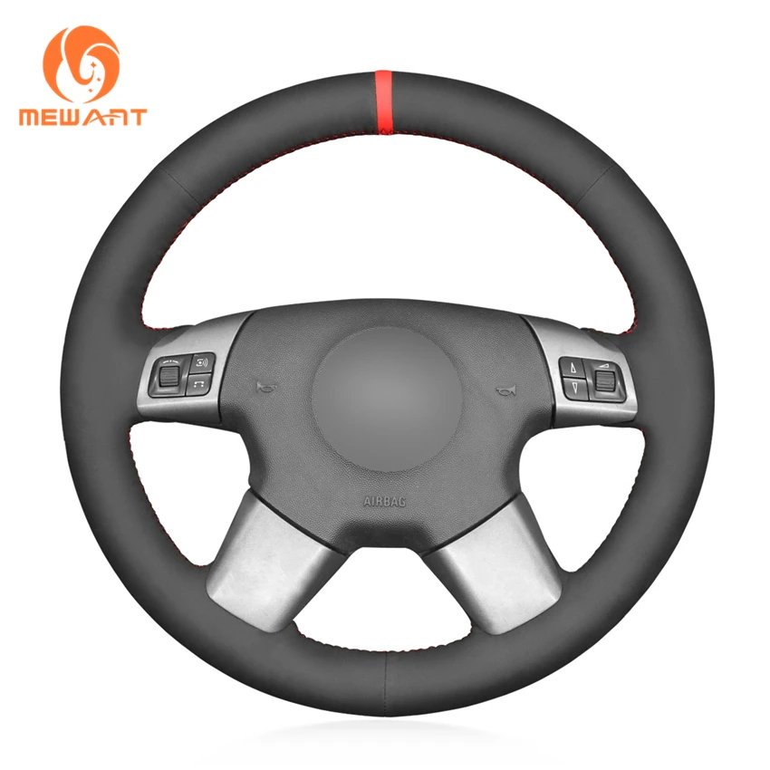 

MEWANT New Fashion Car Interior Accessories For Opel Vectra C 2002-2005 Signum 2003-2005 Suede Steering Wheel Cover Anti Skid