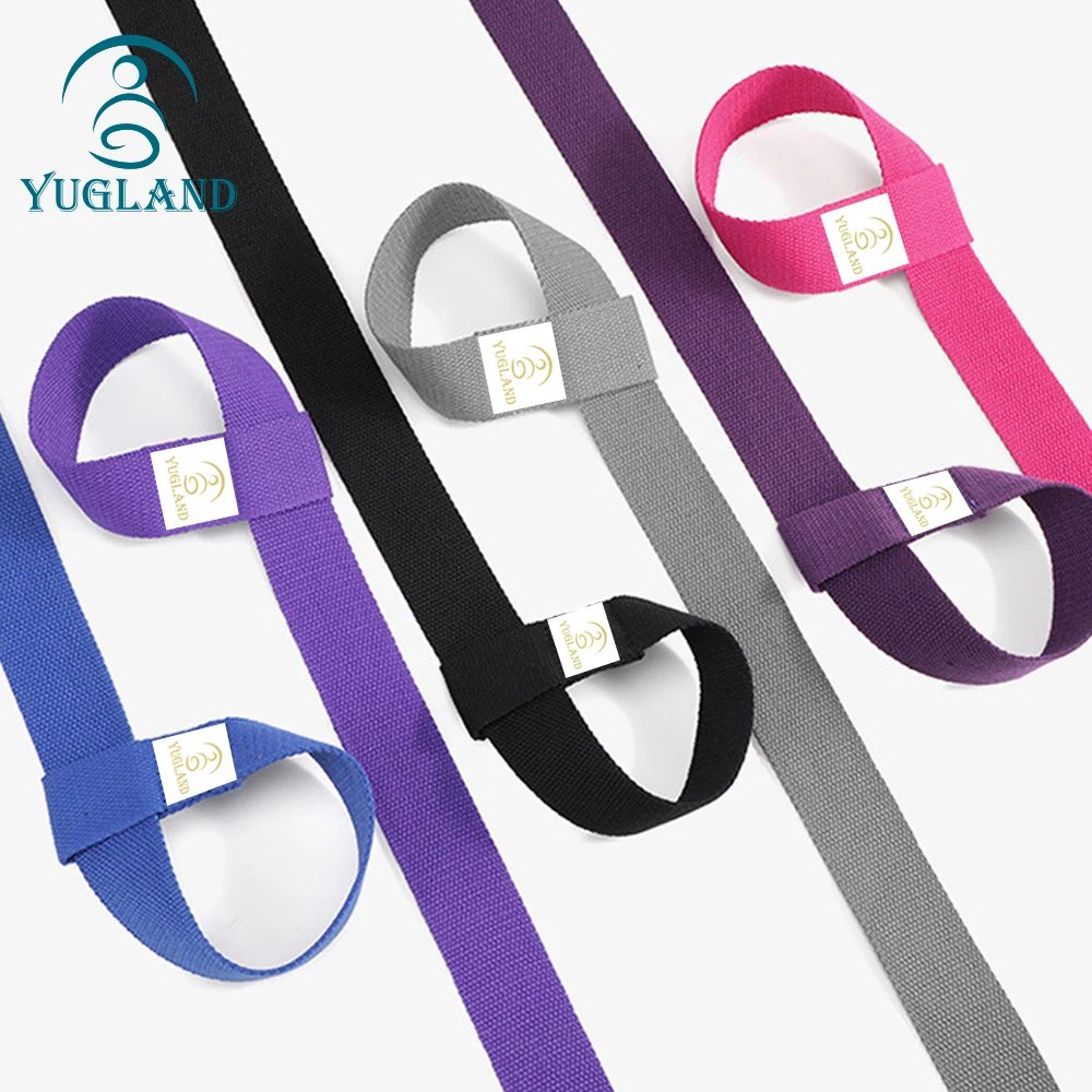 

Yugland Factory Custom Logo Adjustable Yoga Belt Yoga Mat Carrying Strap, Cmyk full color