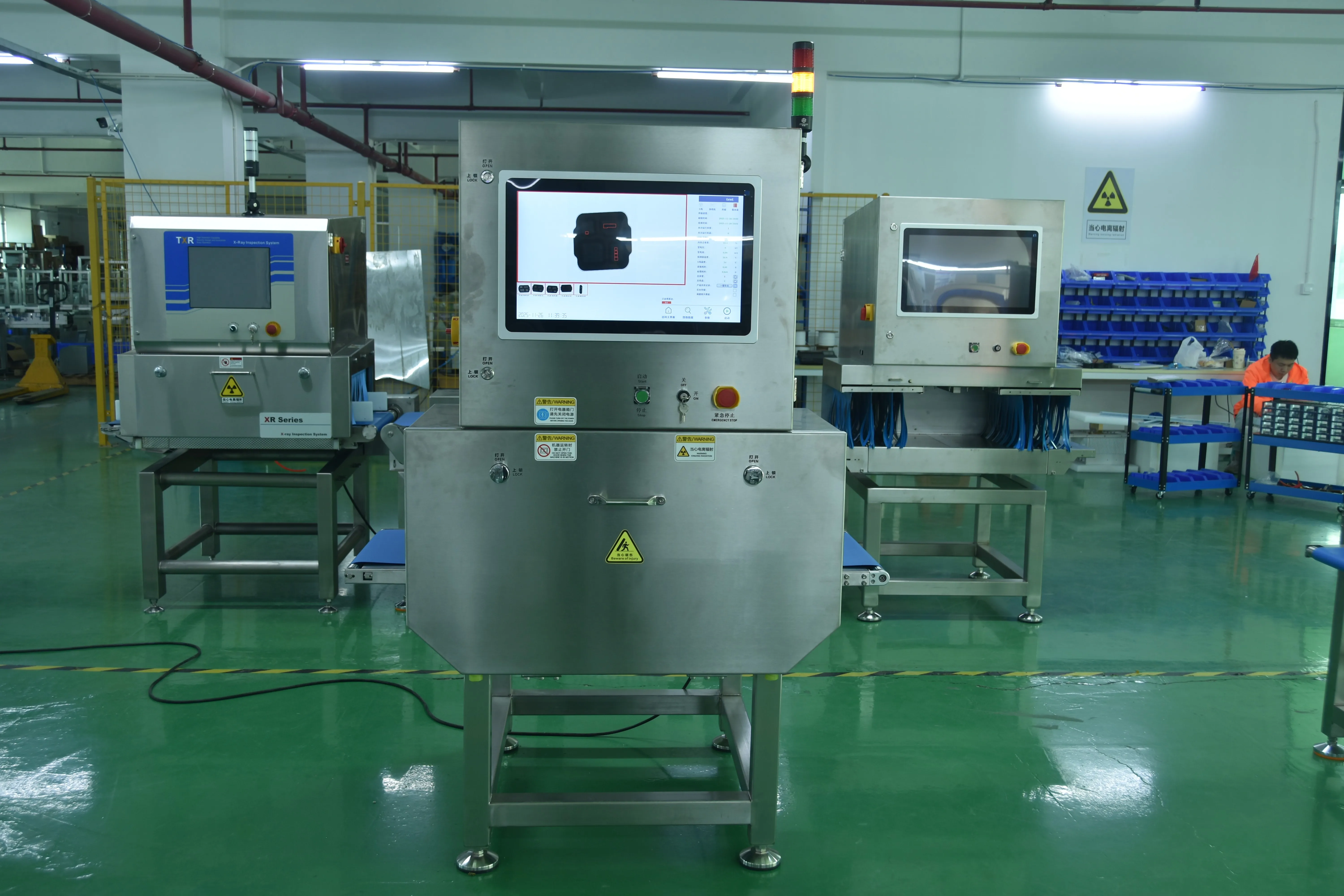 Multiple CQ-YW800 machines in batch production