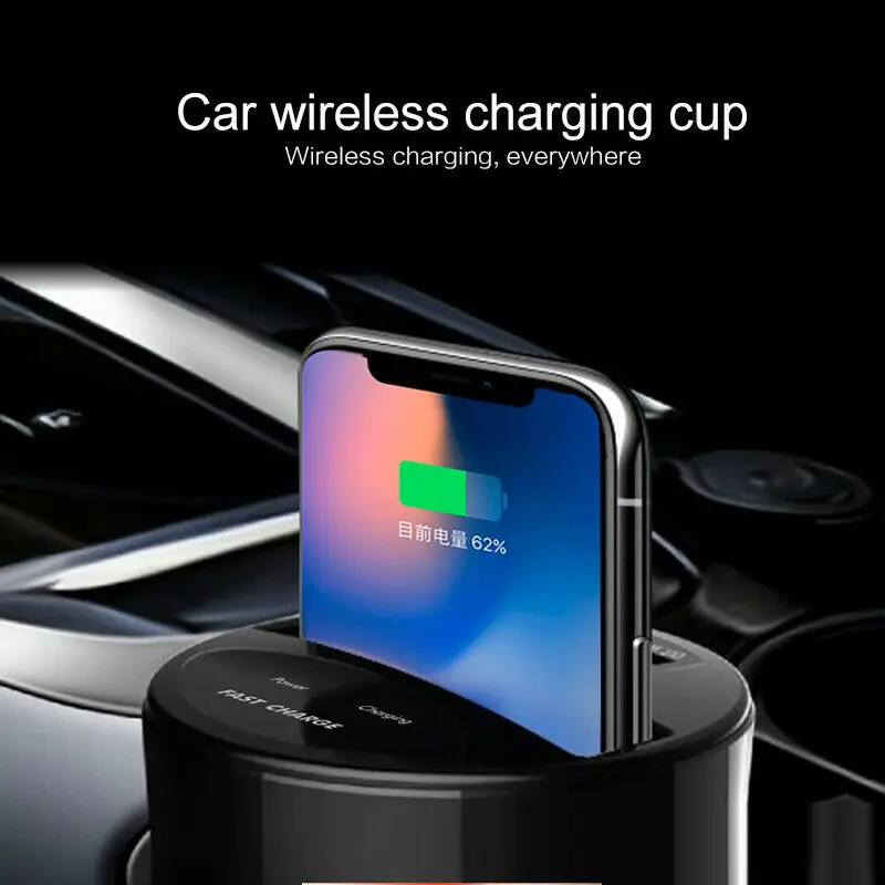 X9 X8 Stable Unique Design Car Wireless Charger Cup Standard Charger Stand