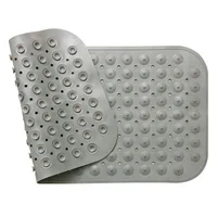 

PVC anti-skid soft bathroom mat massage suction cup shower mat