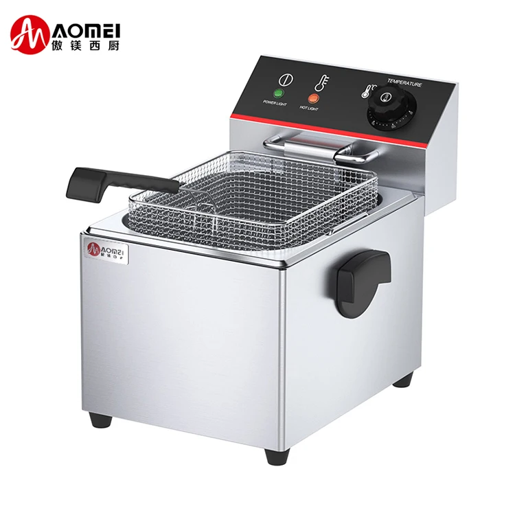 
Commercial 8L electric stainless steel deep fryers 
