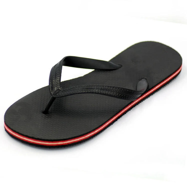 

High quality fashion design custom printing two color strap flip flops