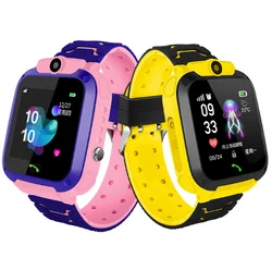Gps Tracker Kids Smart Watch Sim Card Android Sport Water Proof Wear Bracelet Wristband Big Screen Child Smart Phone Watch
